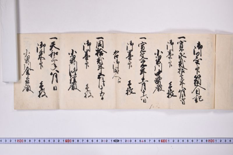 御系図御墨印入日記 - ページ 6