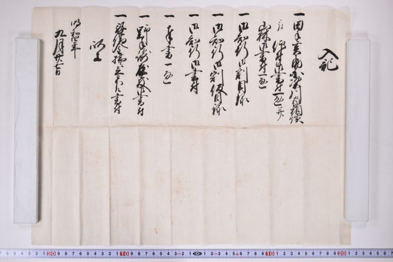 入記（「一　田手亥之助小梁川家相続～」） - ページ 3