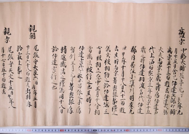小梁川家譜（「鎌足十九代〜」） - ページ 7
