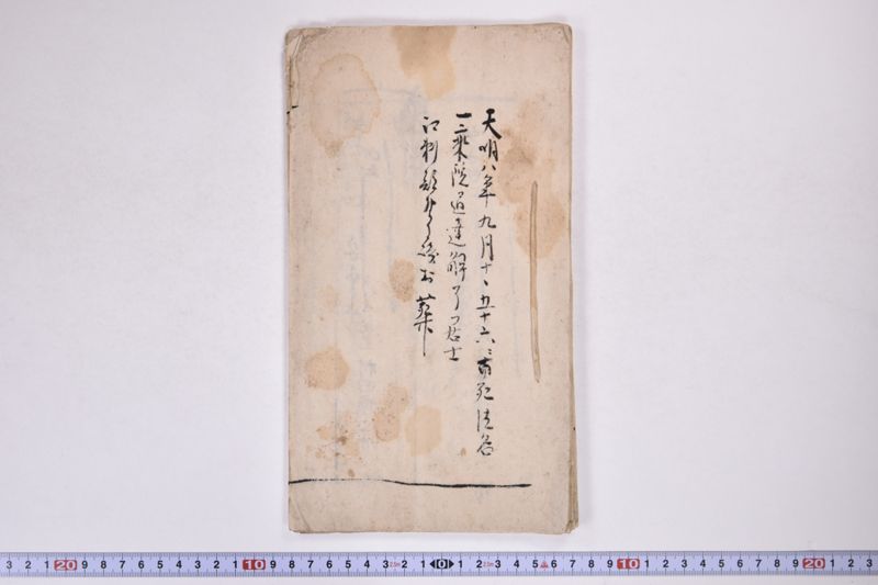 「天明八年九月十日五十六ニ而死法名〜」 - ページ 2