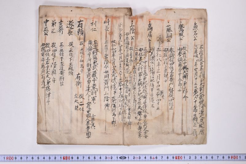 「本朝元始国常立尊第八代〜」（系図・家譜） - ページ 4