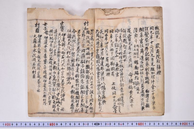 「本朝元始国常立尊第八代〜」（系図・家譜） - ページ 25